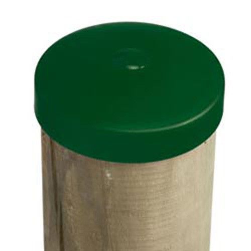 Plastová krytka zelená - kulatina O 100 mm JIPOS
