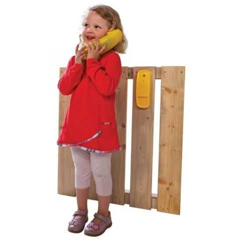 Telefon na dětské hřiště žlutý JIPOS