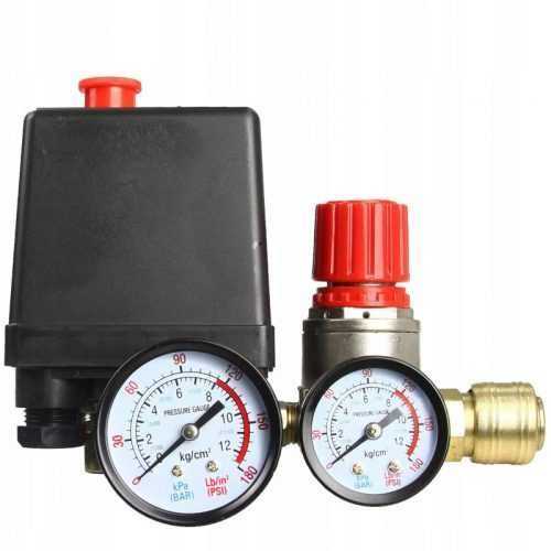 Tlakový spínač s manometrem 8 bar M806873 MAR-POL