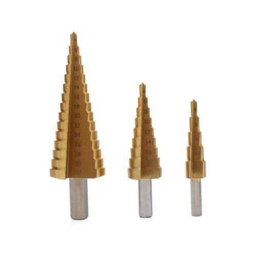 Stupňovitý vrták sada 3 ks 4-32mm KD10244 KRAFT&DELE