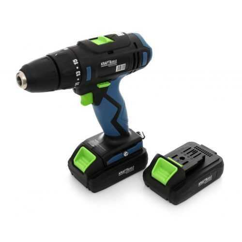 Aku šroubovák 18V LI-ION 2 baterie KING sada v kufru KD1671-Z KRAFT&DELE