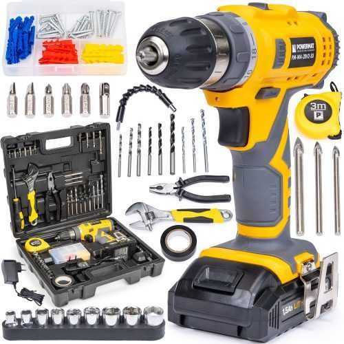 KRAFT&DELE Aku vrtací šroubovák 20V s příslušenstvím 100 ks PM-WA-20V2-SU POWERMAT