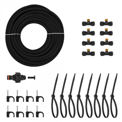 BRADAS Zahradní vodní mlha 15m BLACK LINE