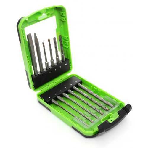 Sada vrtáků a sekáčů do betonu SDS+ 12ks KD988 KRAFT&DELE