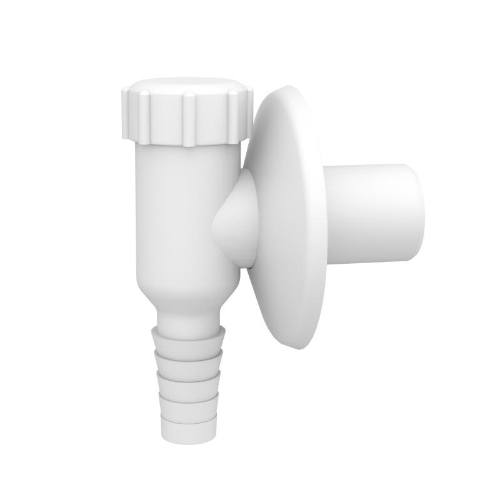 Sifon předstěnový pračkový připojovací s rozetou