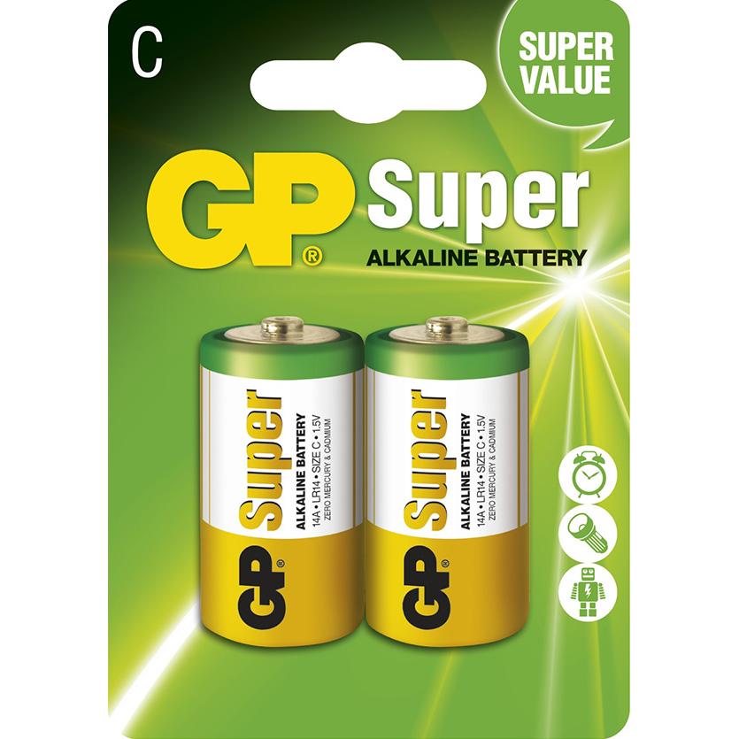 Alkalická baterie GP Super C (LR14)