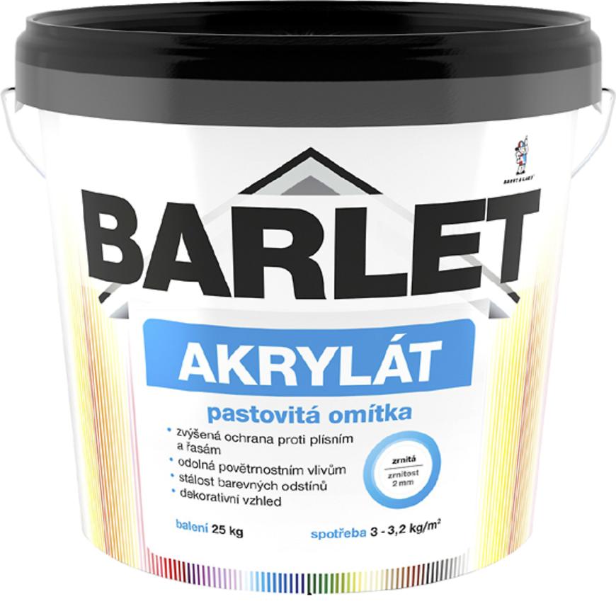 Barlet akrylát zrnitá omítka 2mm 25kg 5432 Barlet