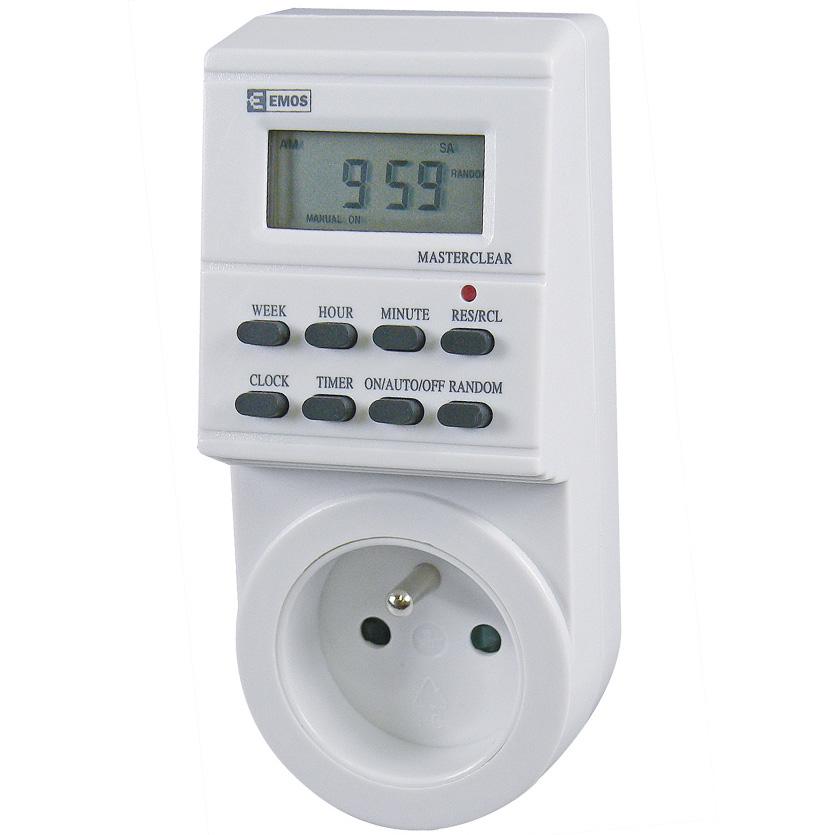 Časovač – digitální spínací zásuvka TS-EF1 Baumax