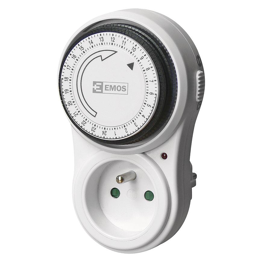 Časovač – mechanická spínací zásuvka TF-16 Baumax