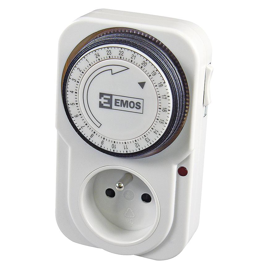 Časovač – mechanická spínací zásuvka TS-MD3 Baumax