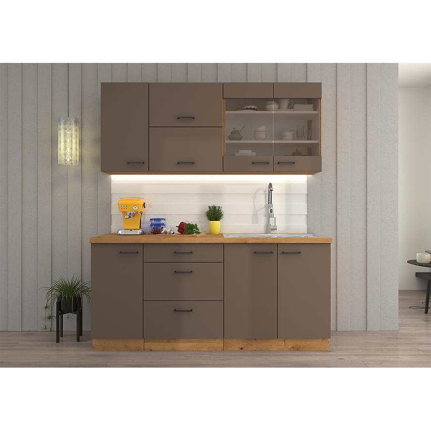 Kuchyňská linka Bolonia trufel/artisan 180 cm s pracovní deskou Baumax