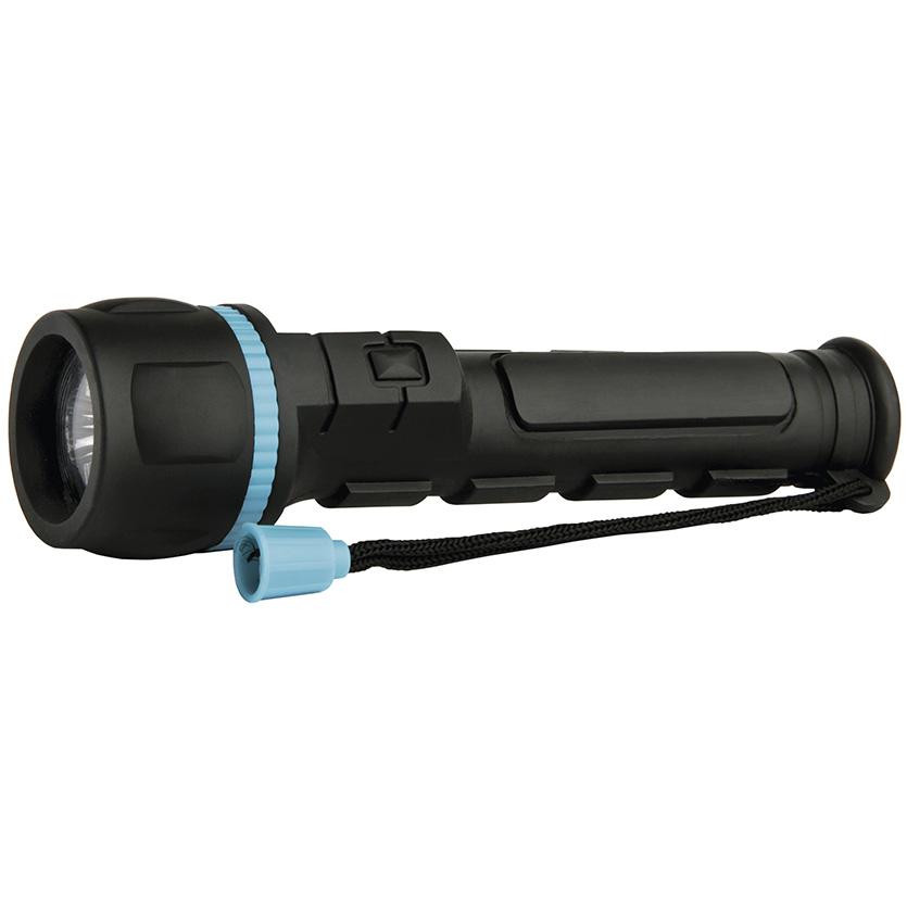 LED ruční gumová svítilna P3861