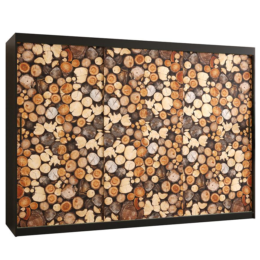 Skříň COUNTRY 1 250 černá Baumax