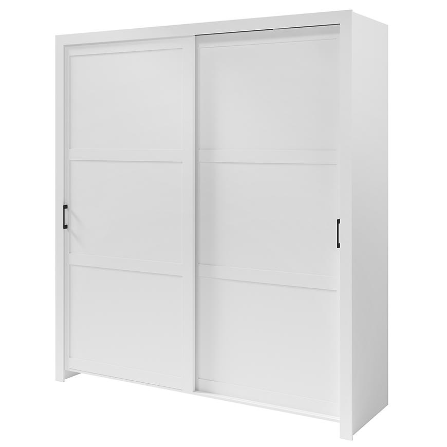 Skříň Frama 185 bílá rukojeť černá Baumax