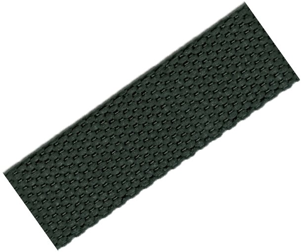 Popruh polypropylen černý - 25/2