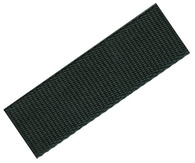 Popruh polyamid dutý černý 25mm