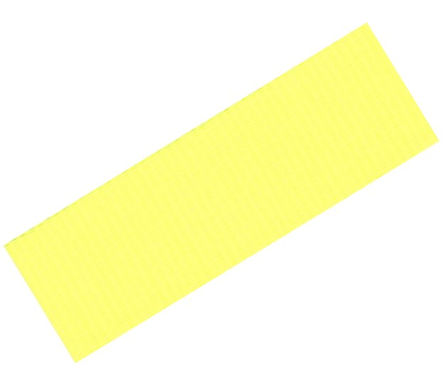 Popruh polyester neon žlutý - 25mm
