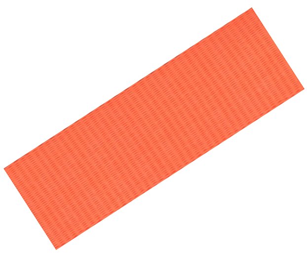 Popruh polyester neon oranžový - 25mm