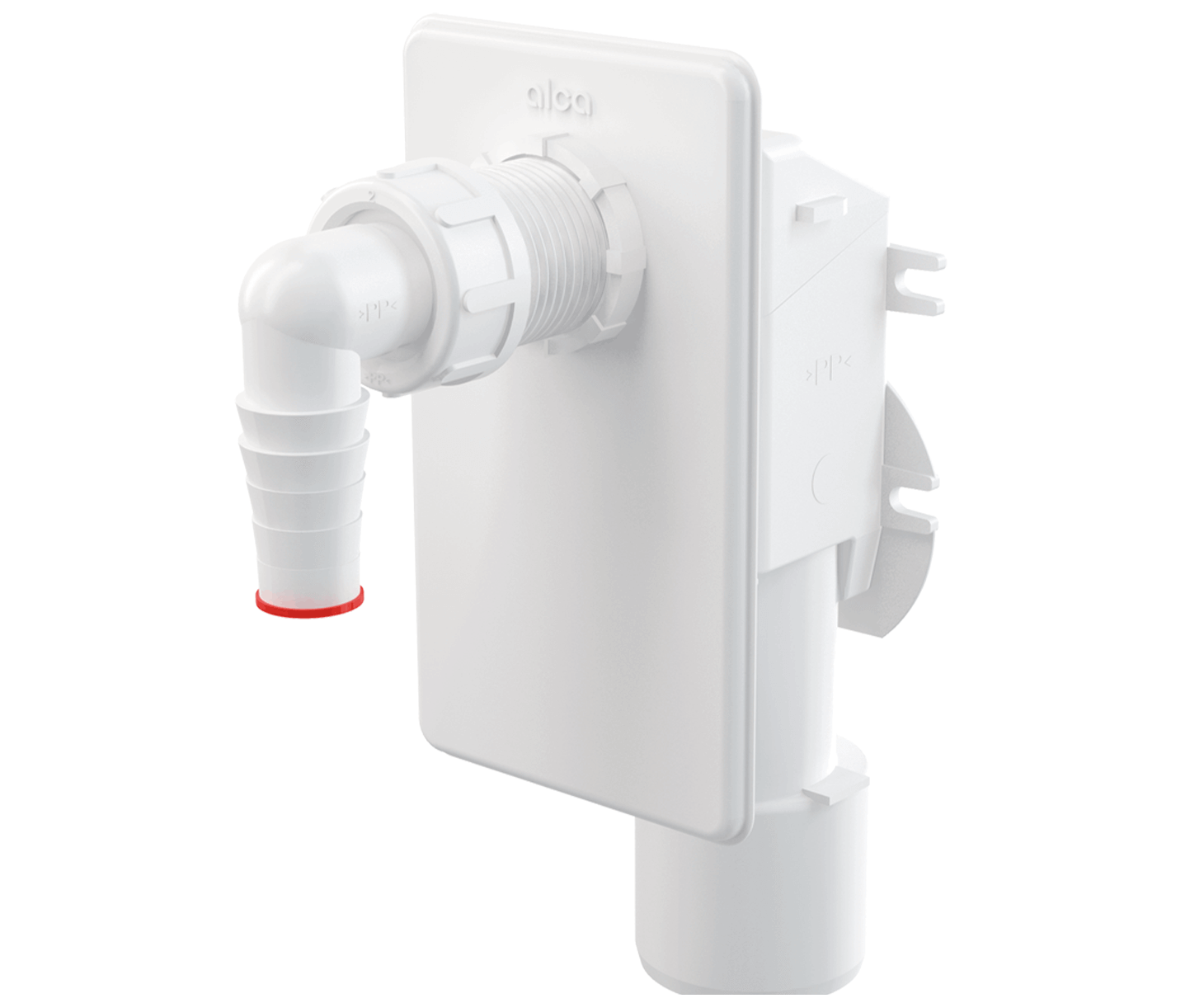 Sifon pračkový podomítkový bílý APS4