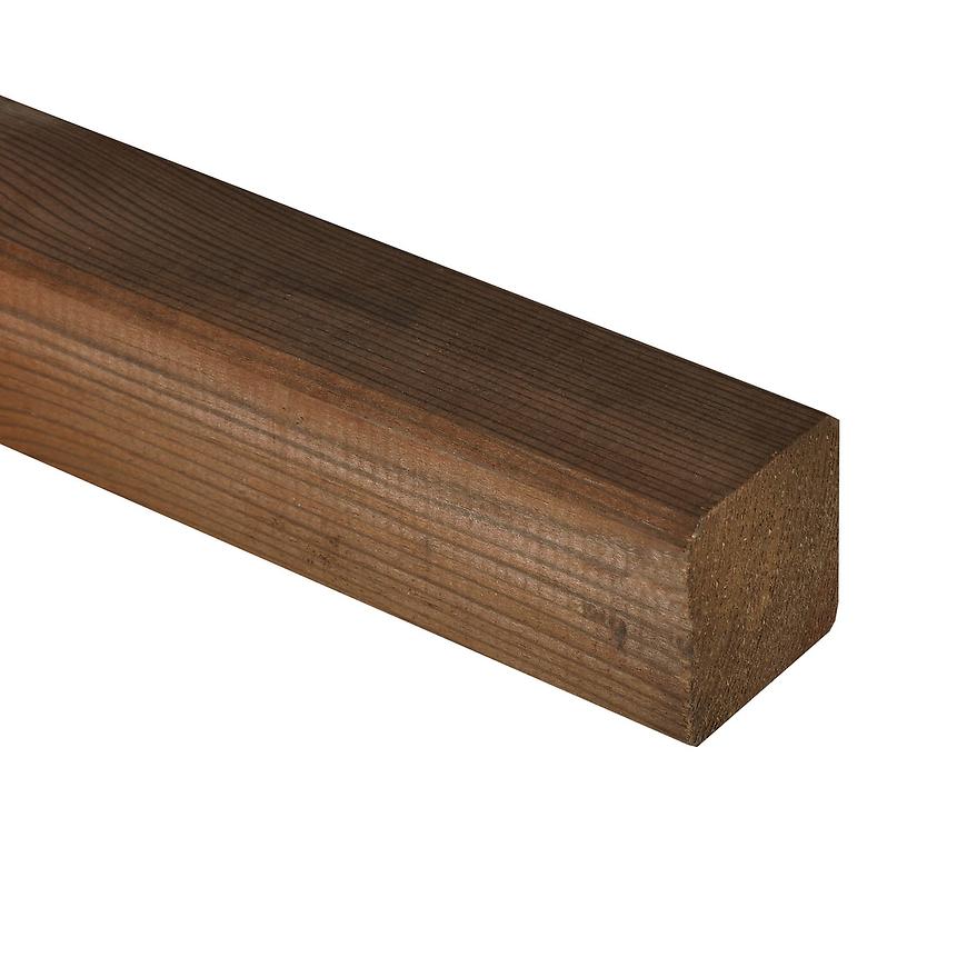 Hranol 70x70x1800mm hladký hnědý Baumax