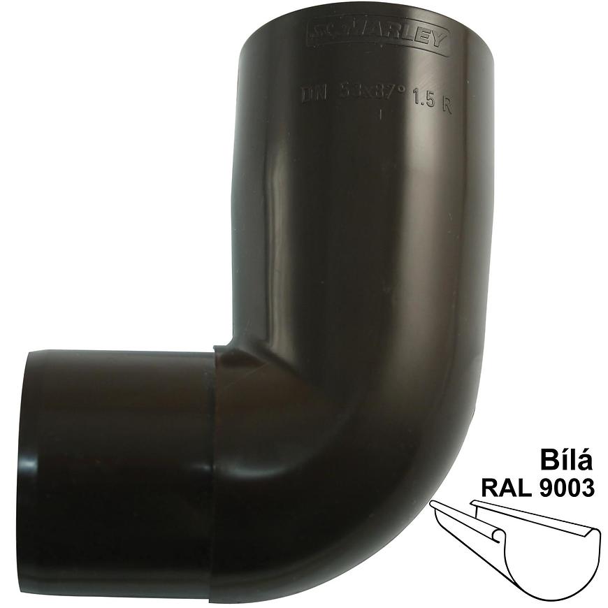 Koleno svodu dn 53/87 bílá MARLEY Marley