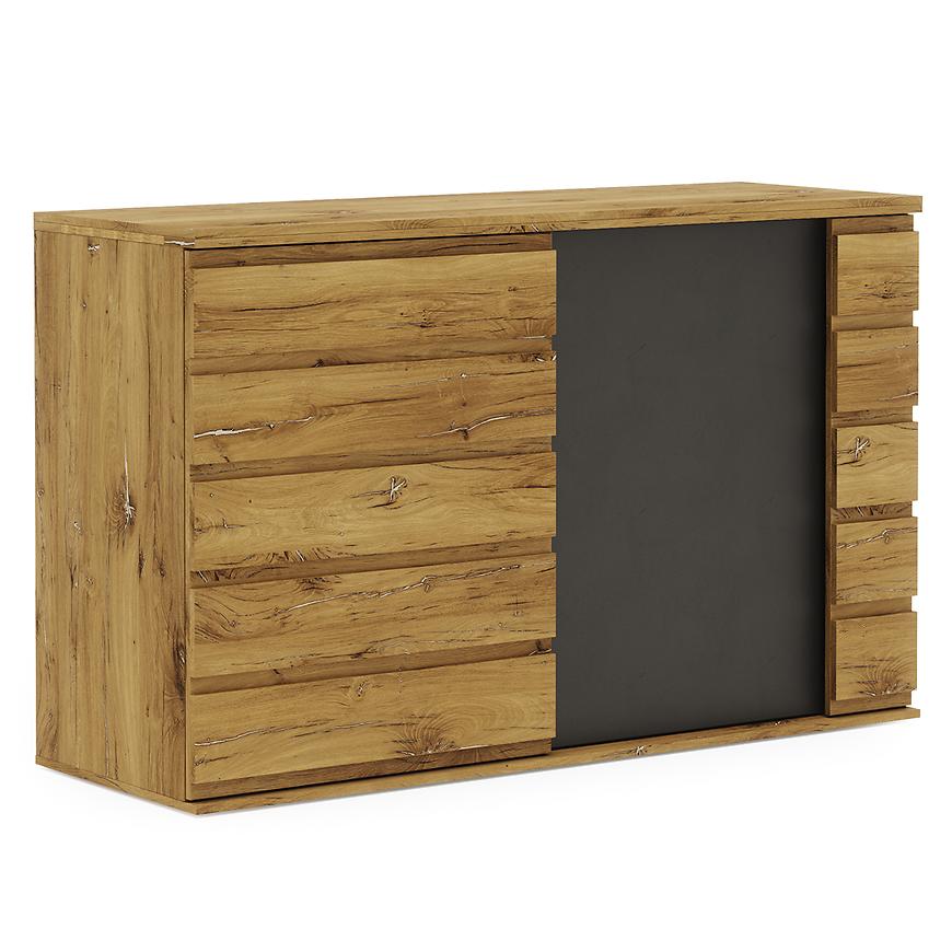 Komoda M Miro dub/grafit Baumax