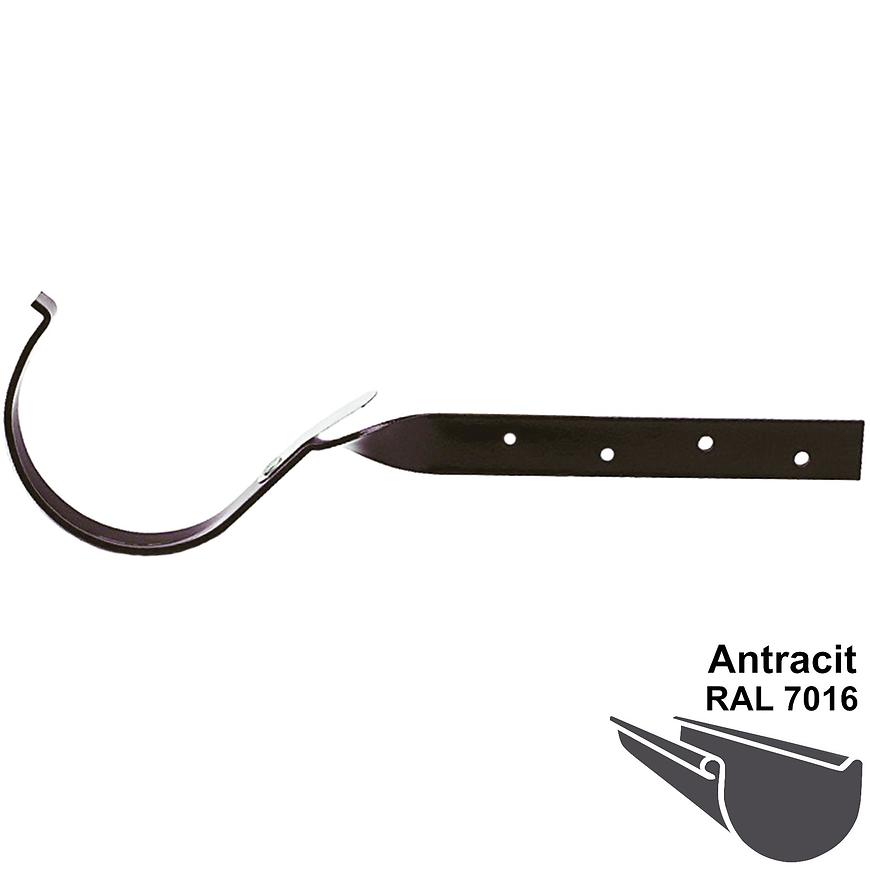 Kovový hák kroucený rg 125 antracit MARLEY Marley