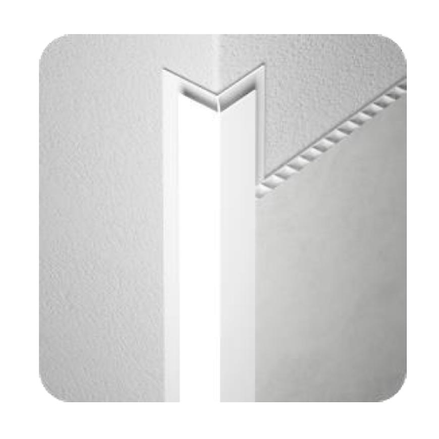 Lišta rohová vnější B1-bílá 2