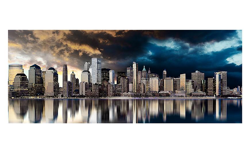 Obraz Odraz města 150x60 cm Baumax