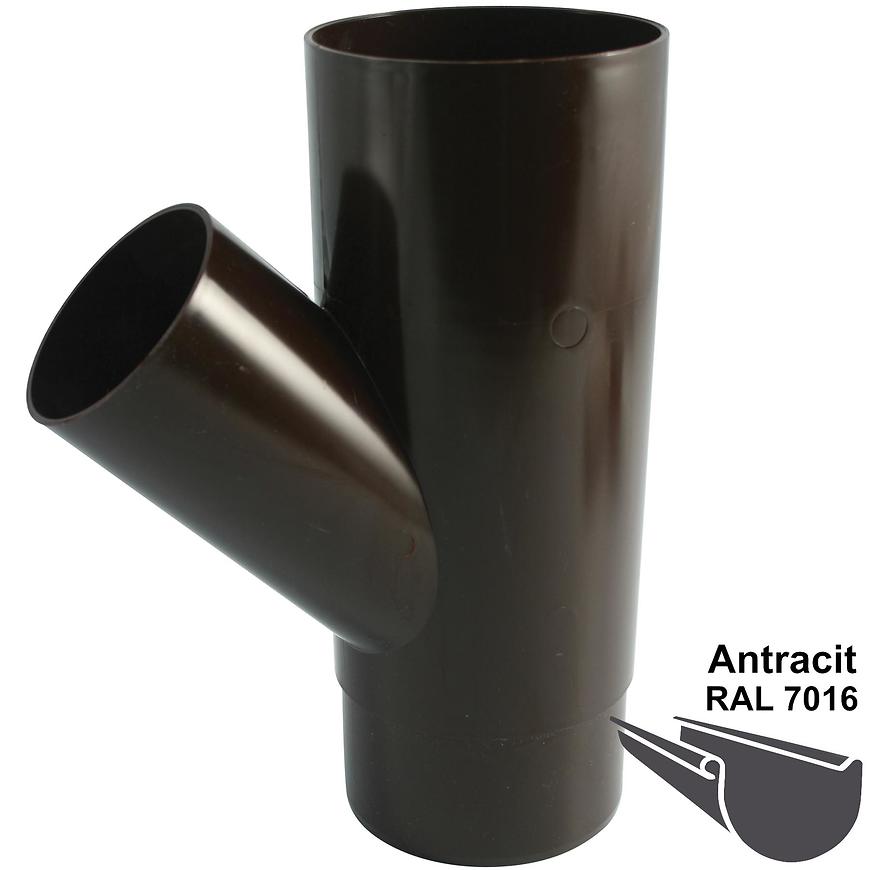 Odbočka dn 105/105/45 antracit MARLEY Marley