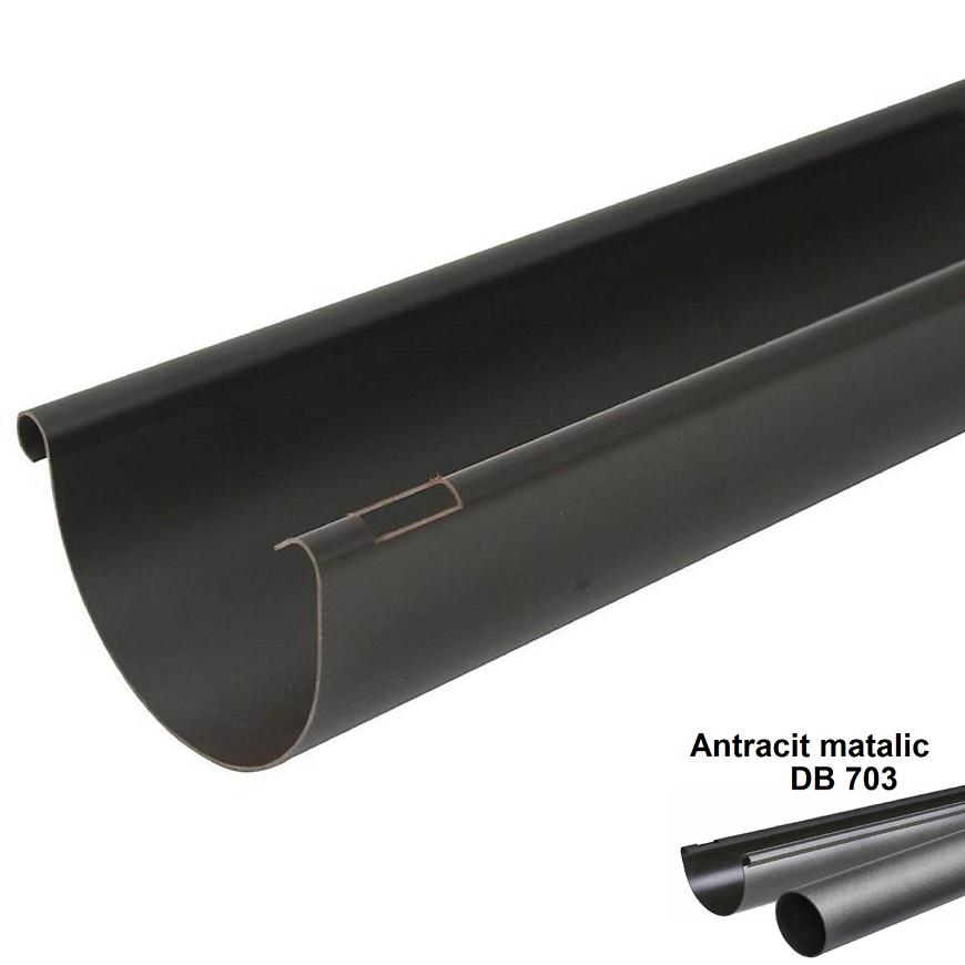 Okapový žlab antracit-metalic 125 mm/2 mb MARLEY Marley