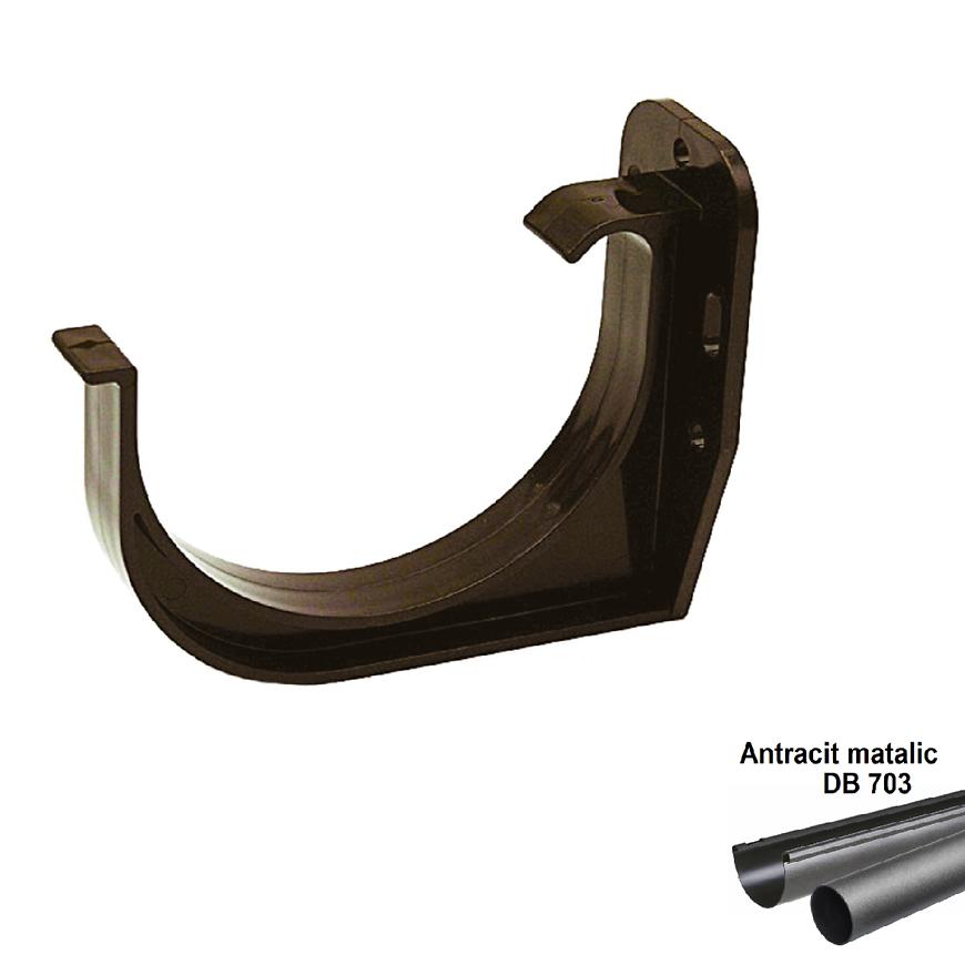 Pvc hák antracit-metalic 100 mm MARLEY Marley