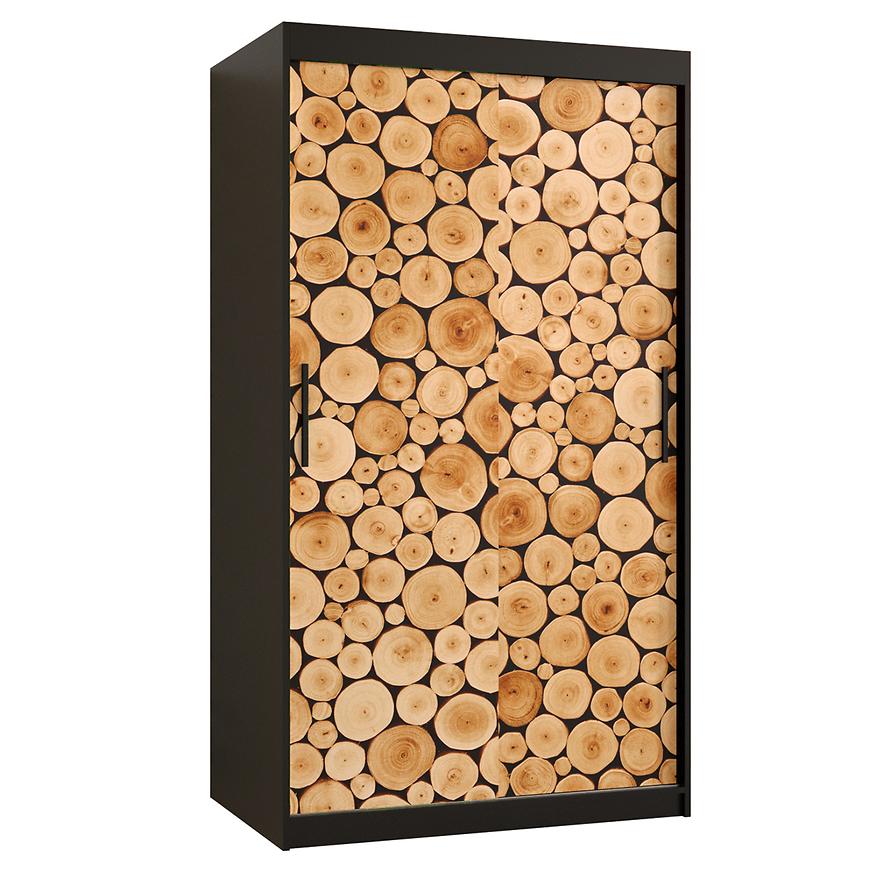 Skříň Polano 1 100 černá Baumax