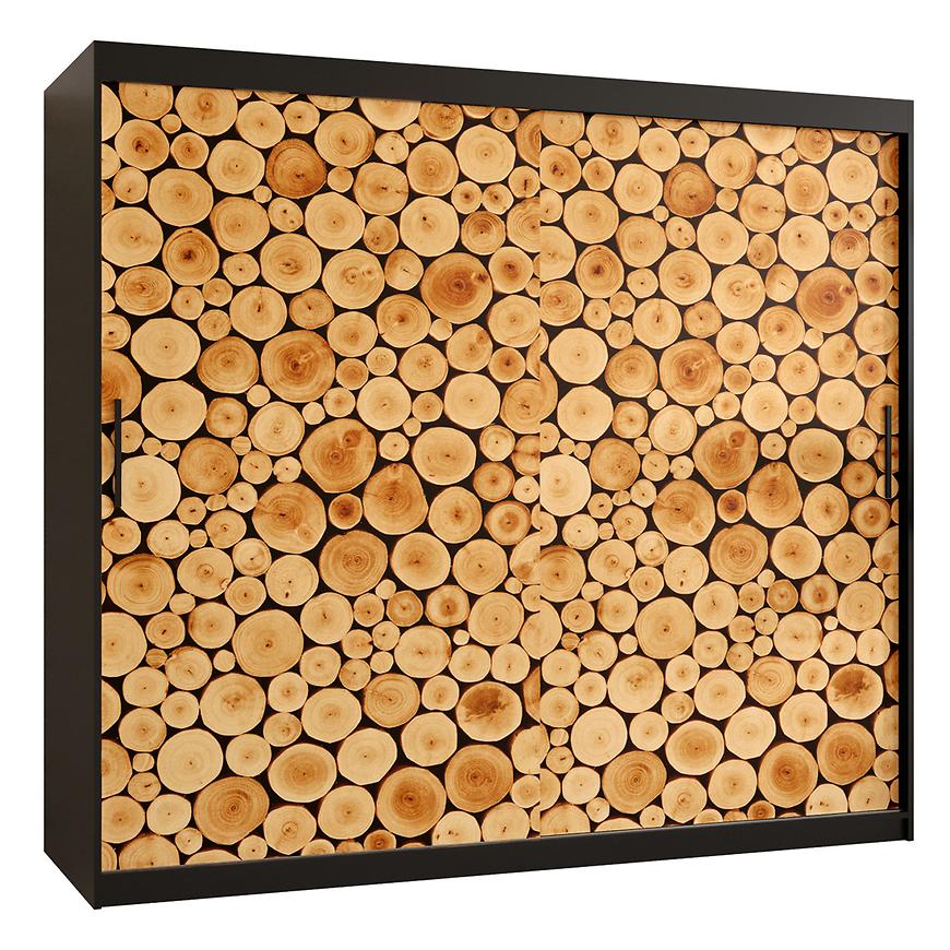 Skříň Polano 1 200 černá Baumax