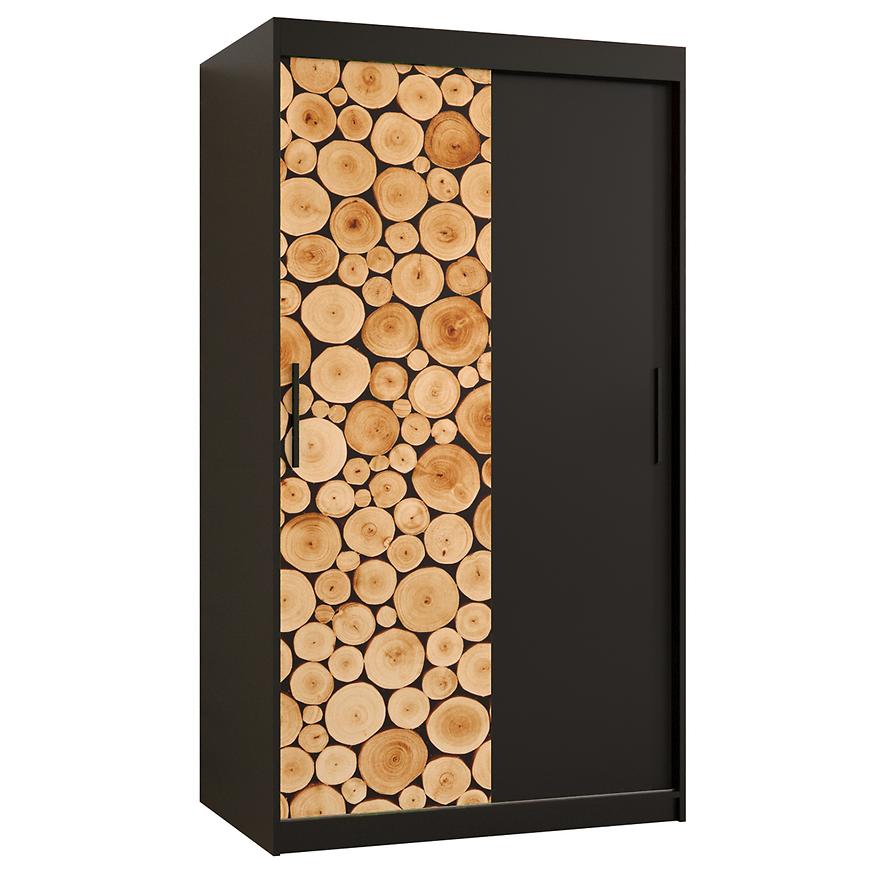 Skříň Polano 100 černá/černá Baumax