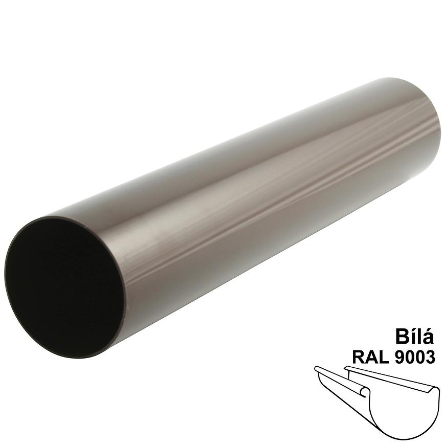 Svodová trubka dn 105 1 m bílá MARLEY Marley