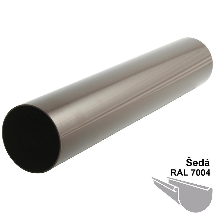 Svodová trubka dn 75 1 m šedá MARLEY Marley