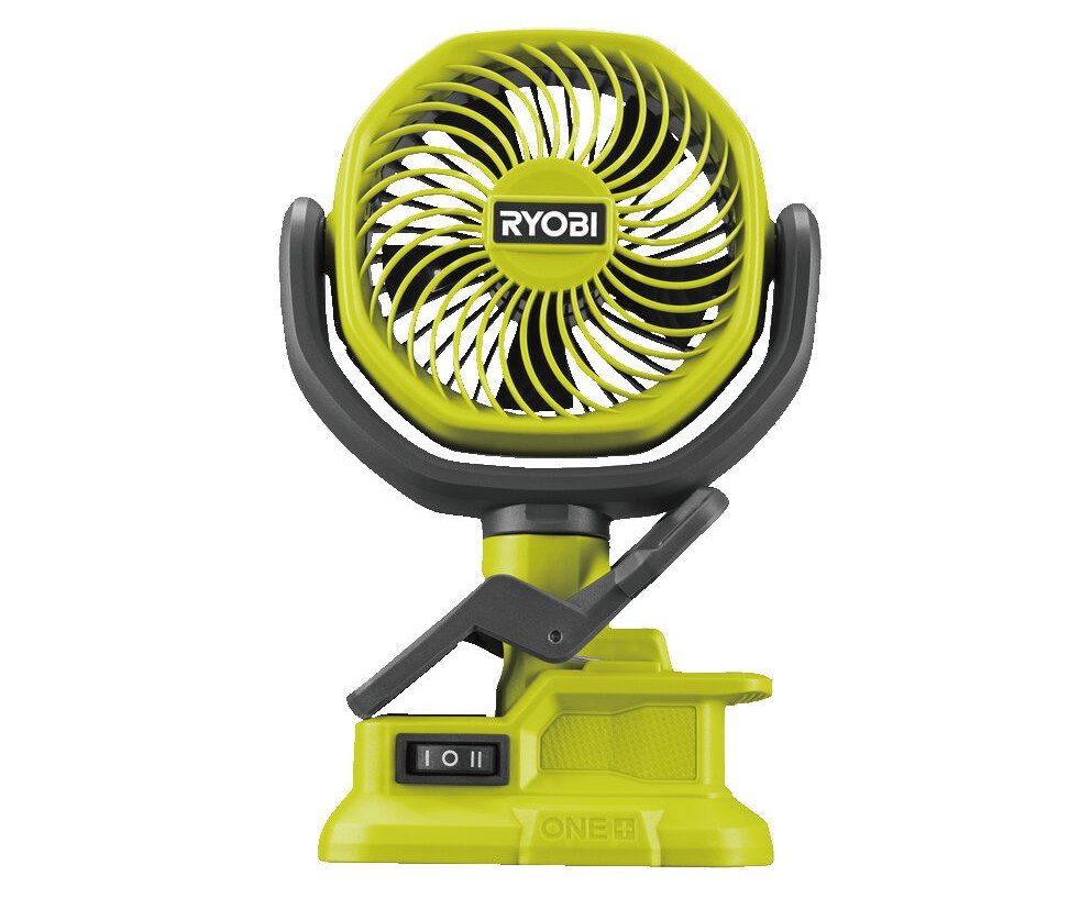 Ryobi RCF18-0 ONE+ aku ventilátor s klipsem bez aku