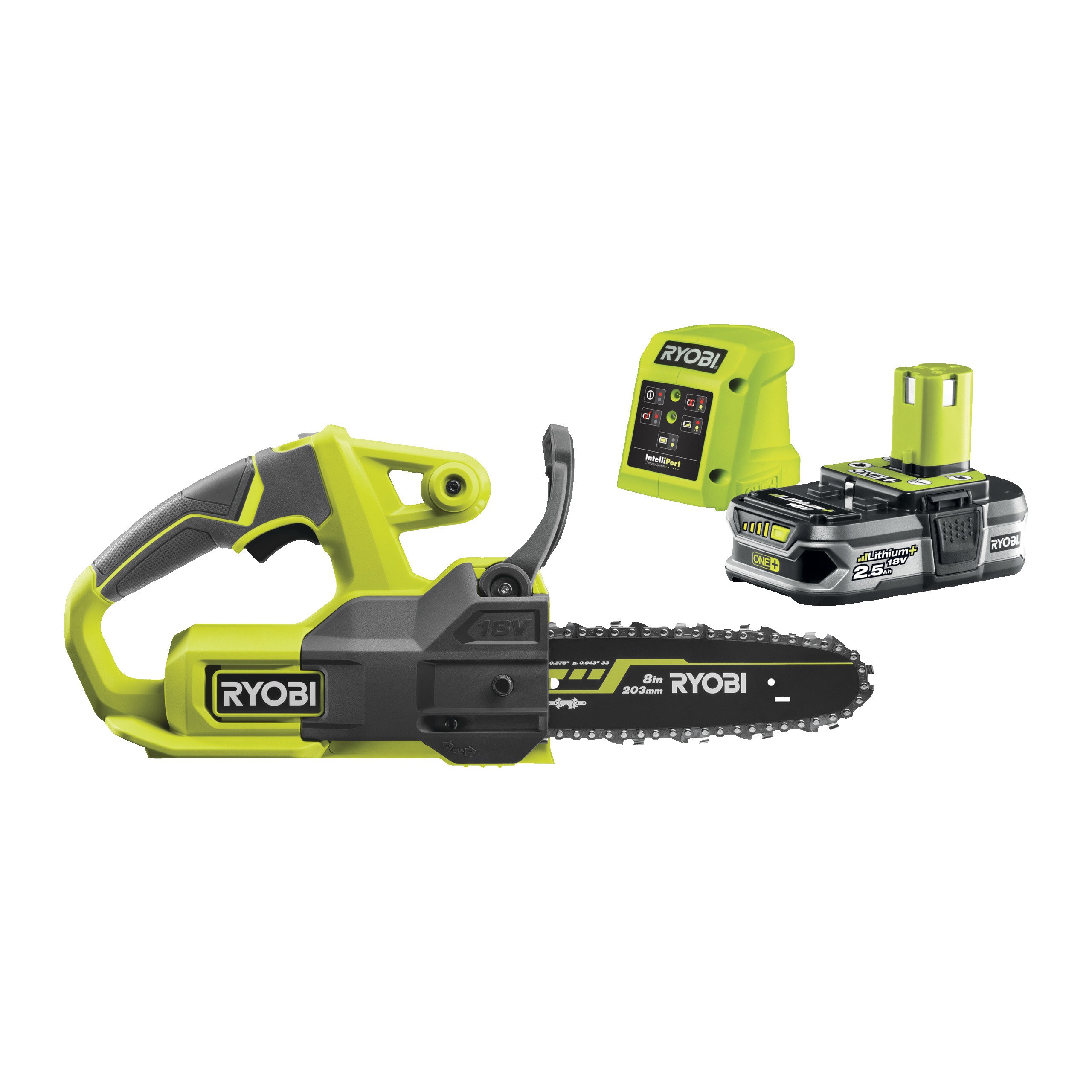 Ryobi RY18CS20A-125 ONE+ aku řetězová pila 1x2.5Ah