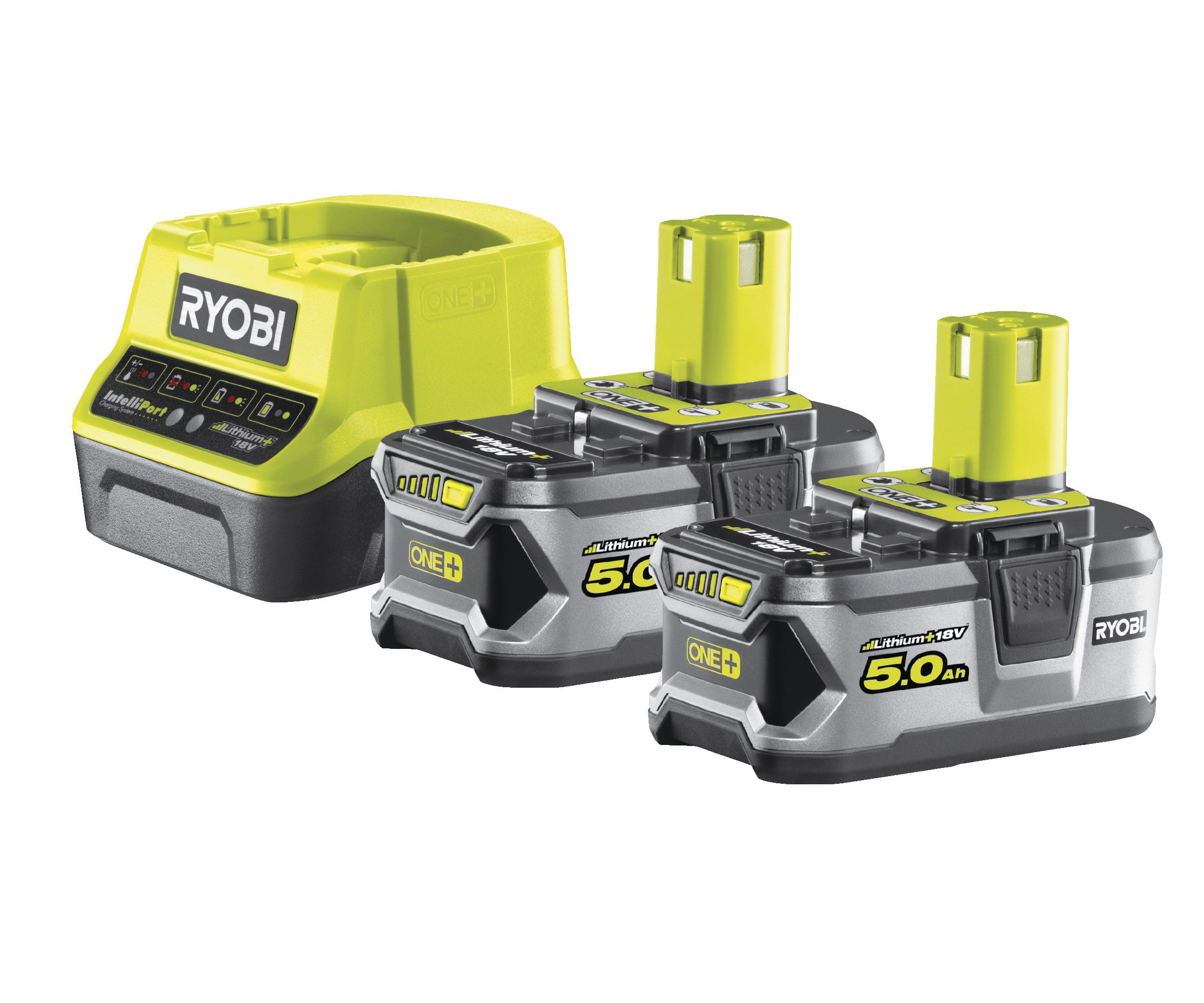 Ryobi RC18120-250 ONE+ akumulátor 2x5.0Ah + nabíječka 18V