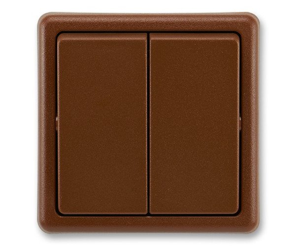 Vypínač Classic č.5B - hnědý