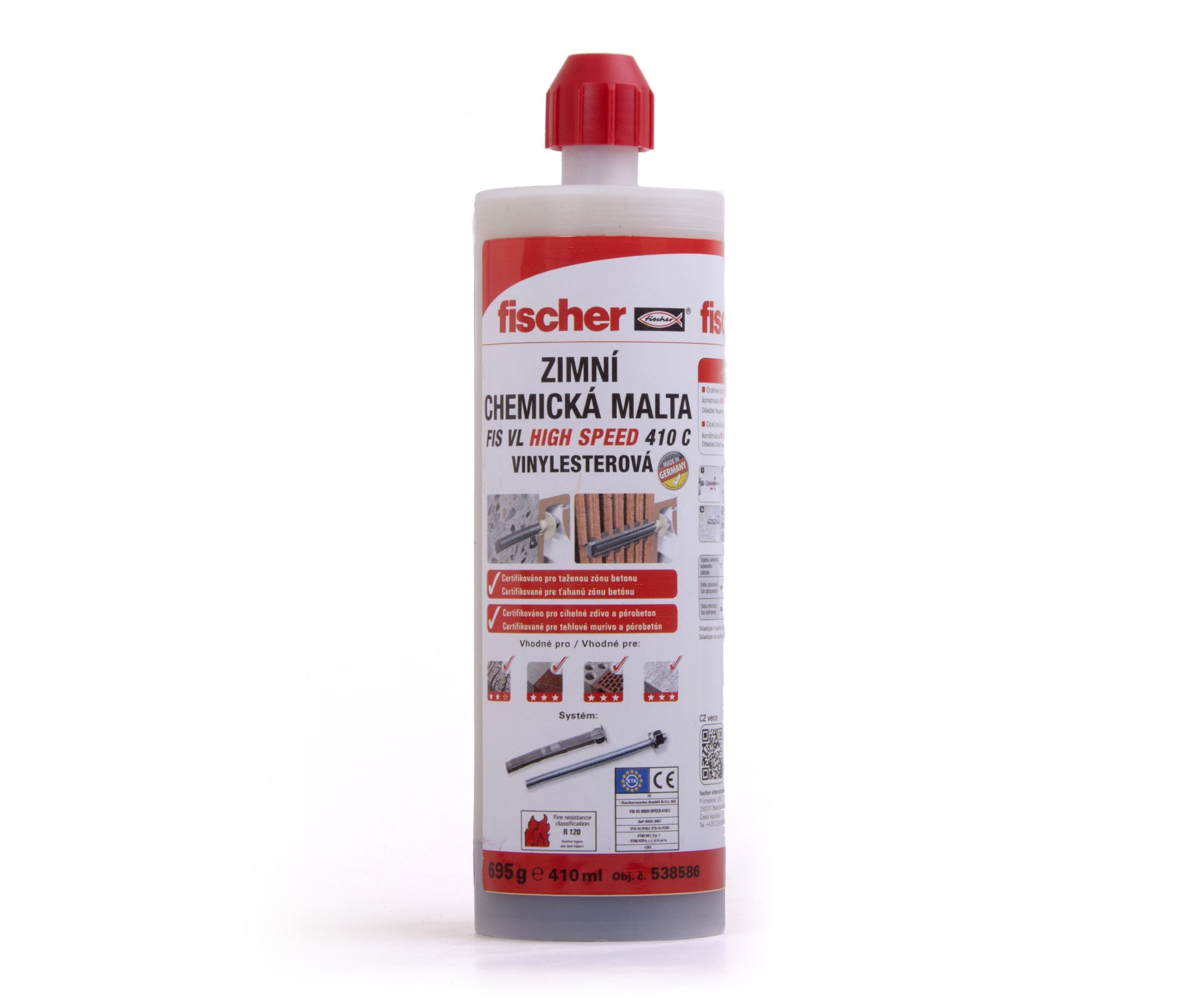 Chemická malta zimní FIS VL 410 C HIGH SPEED Fischer PO EXPIRACI