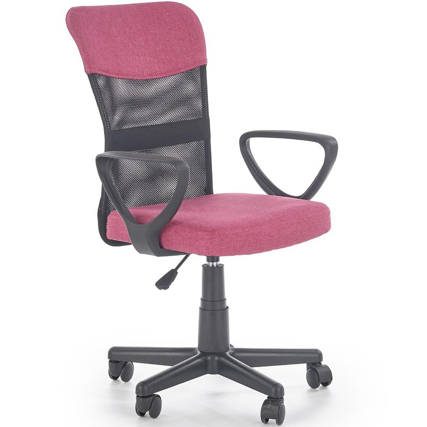 Kancelářská židle Timmy růžová/šedá Baumax