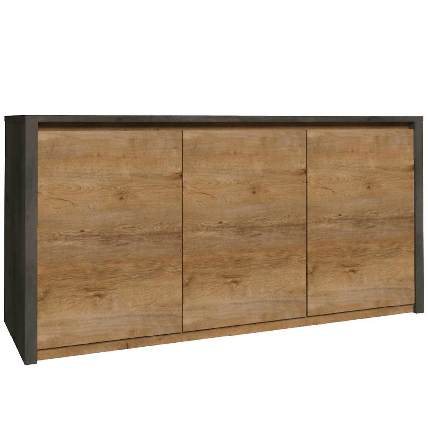 Komoda Montana k3d dub lefkas smooth grey Baumax