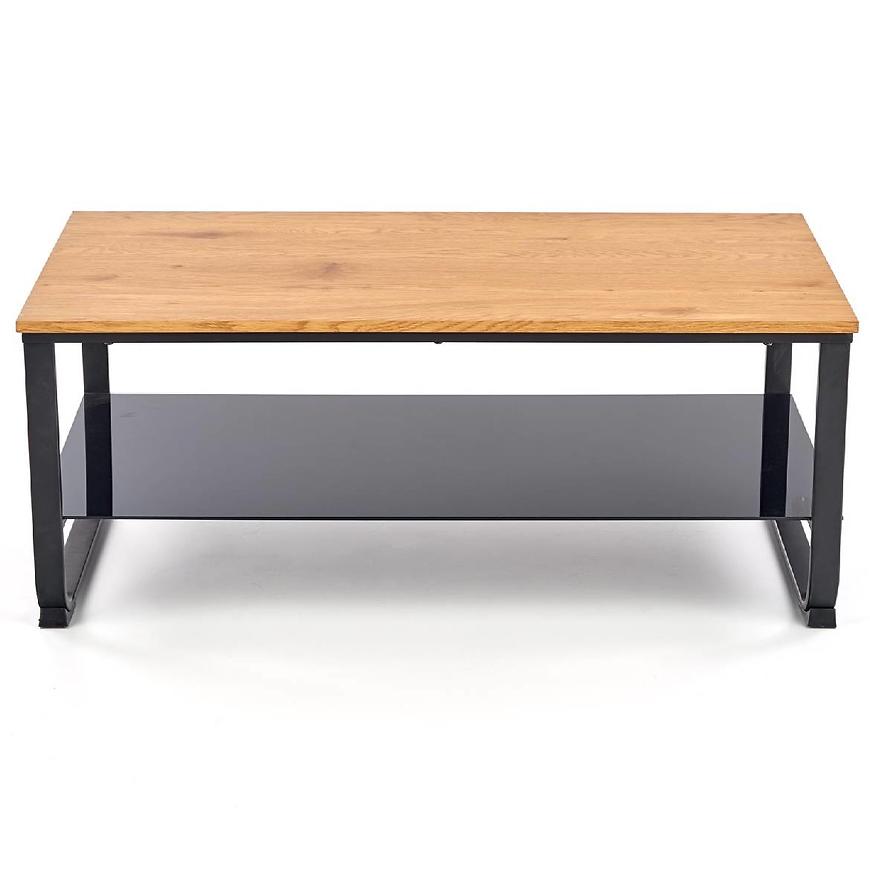 Konferenční stolek Artiga dub zlatá/černá Baumax