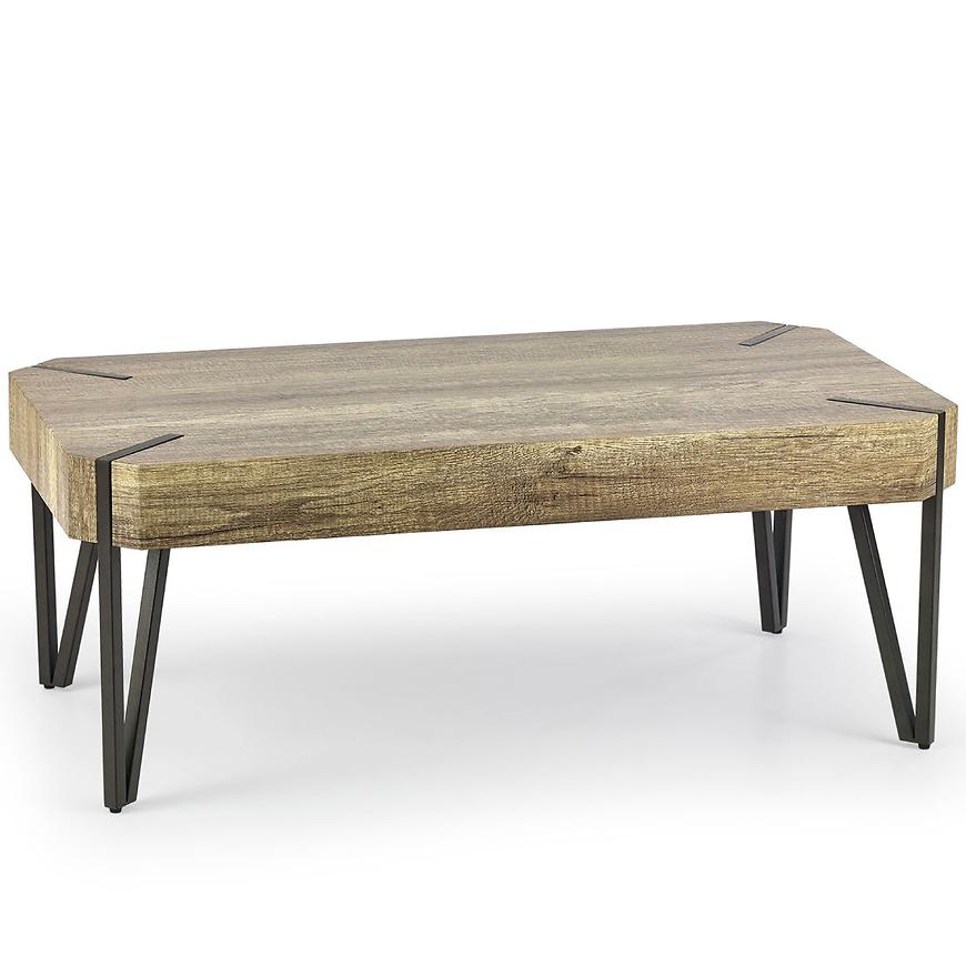 Konferenční stolek Emily dub divoký/černá Baumax