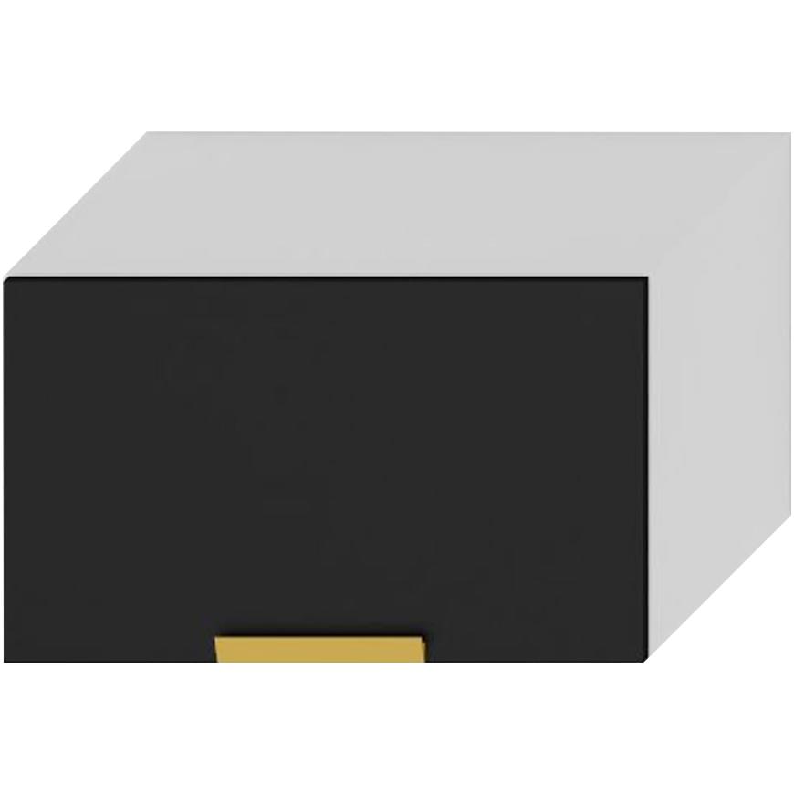 Kuchyňská Skříňka Denis W60okgr/560 černá mat continental/bílá Baumax