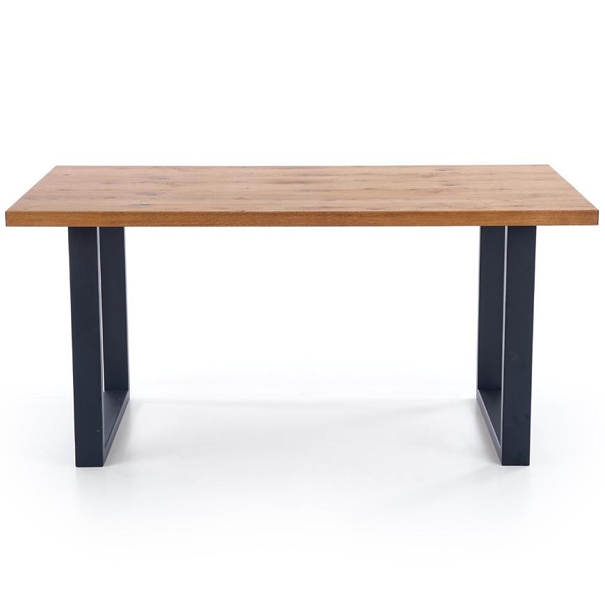 Stùl Perez 160/250 Płyta/Drewno/Ocel – J. Dub/Černá Buamax