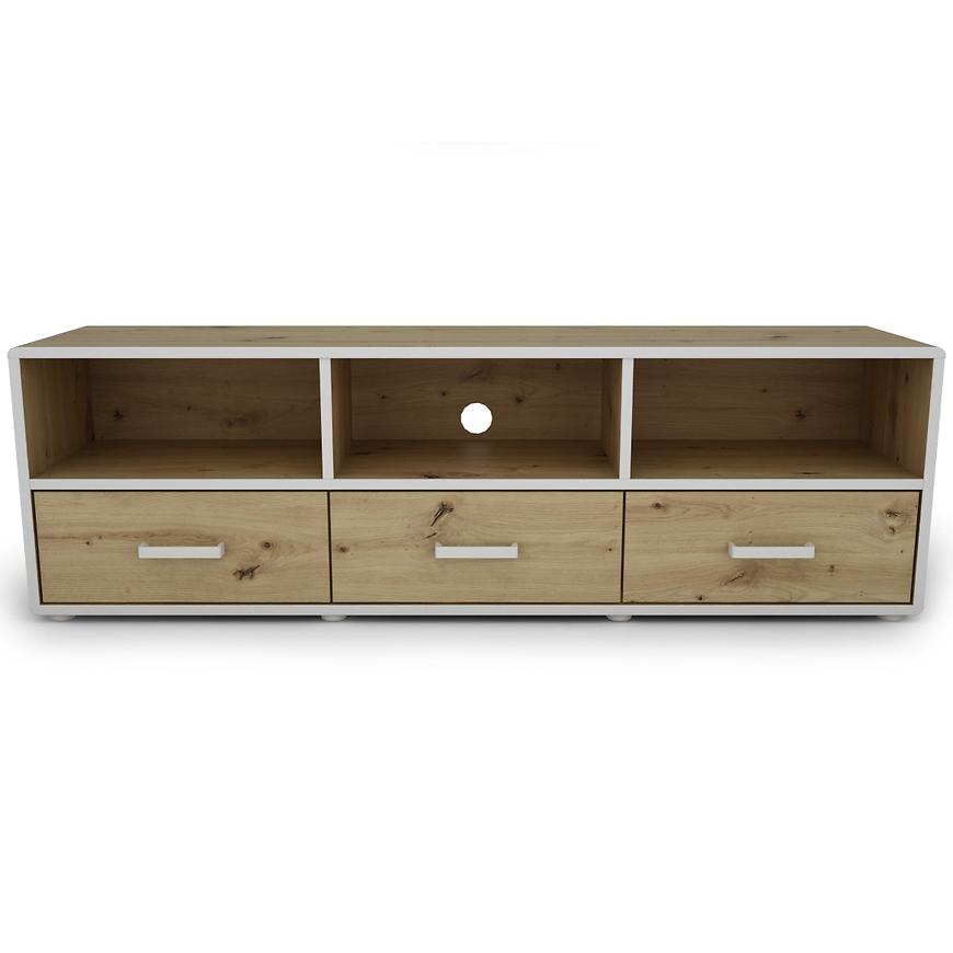 TV stolek capannoli 150 3s dub artisan/bílá Baumax