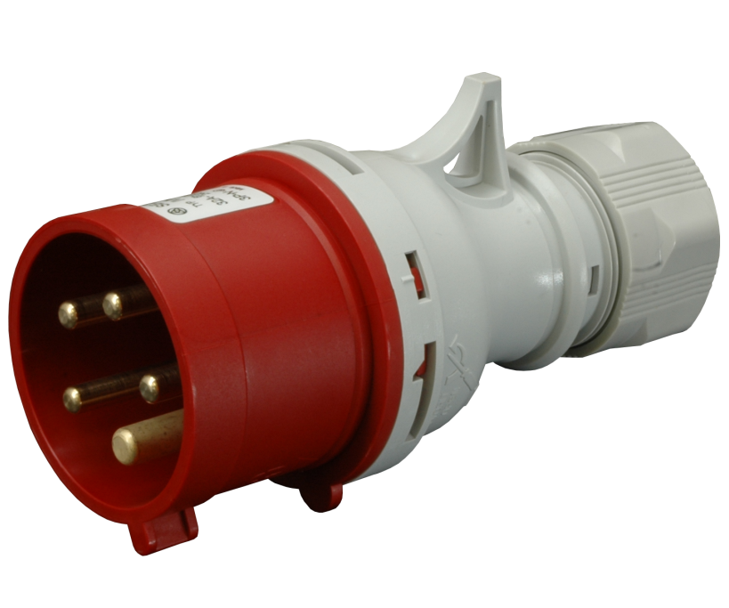 Vidlice průmyslová 380V 32A SEZ - 5pólová šňůrová IVN 3253